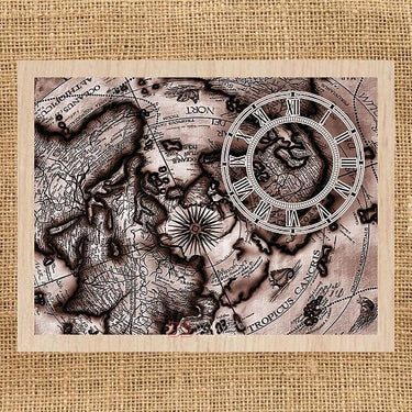 SEA CLOCK pyroprinter and laser-ready file 3DWave.us